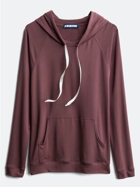 Ink, Love & Peace Mauve Long Sleeve Hoodie